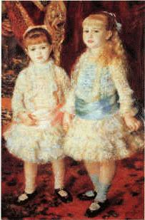 Pierre Renoir Rose et Bleue oil painting image